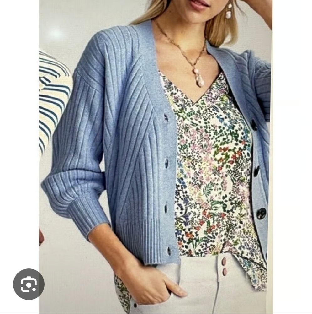 CAbi Blue Women's Cardigan Sweater